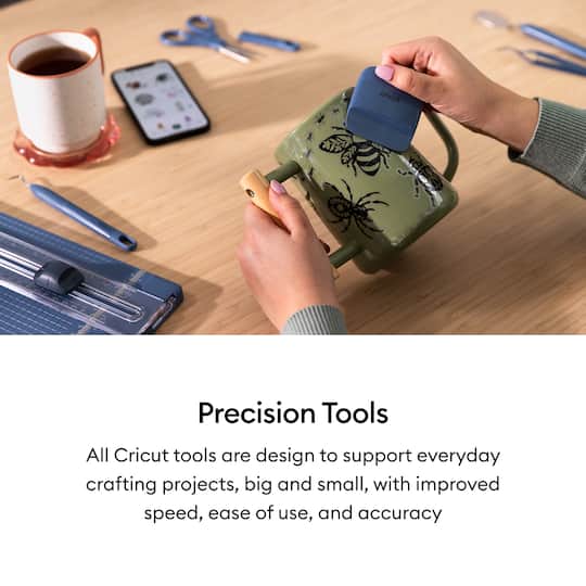 Cricut® Blue Reverse Tweezers